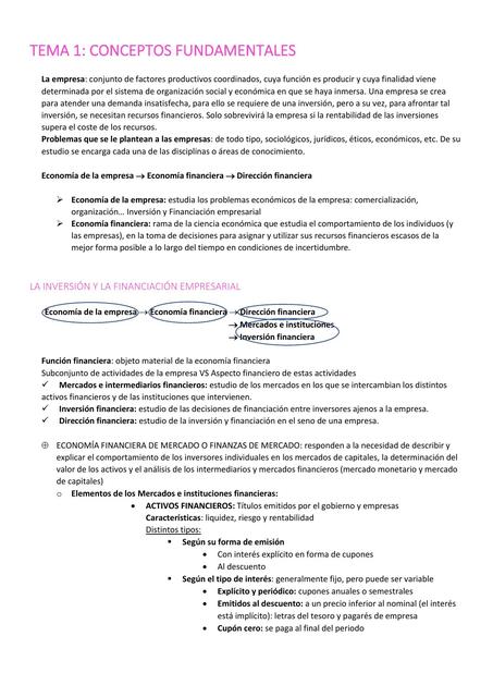 TEMA 1 AL 3 Dirección Financiera 1