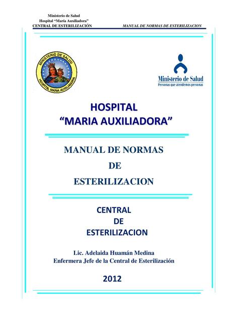 Manual de Normas de Esterilizacion 22 oct