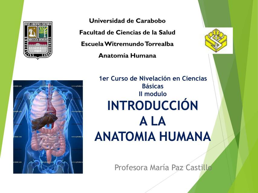 Introducción a la Anatomía