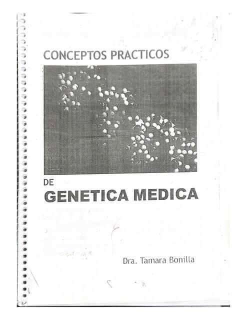 Libro Conceptos Prácticos de Genética Medica 