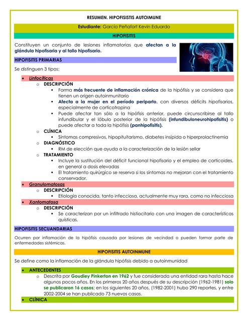 HIPOFISITIS AUTOINMUNE