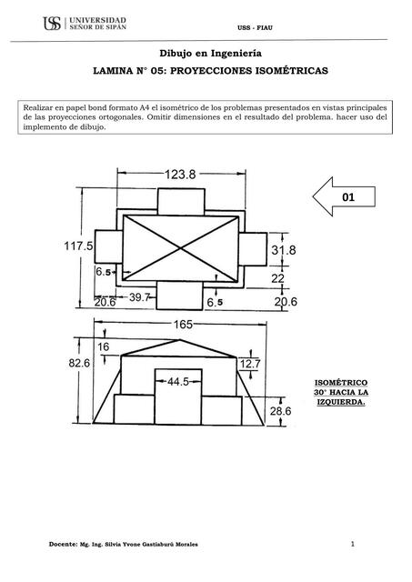 Lamina05 - Proyecciones isométricas dibujo en ingeniería