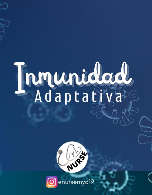 Inmunidad Adaptativa