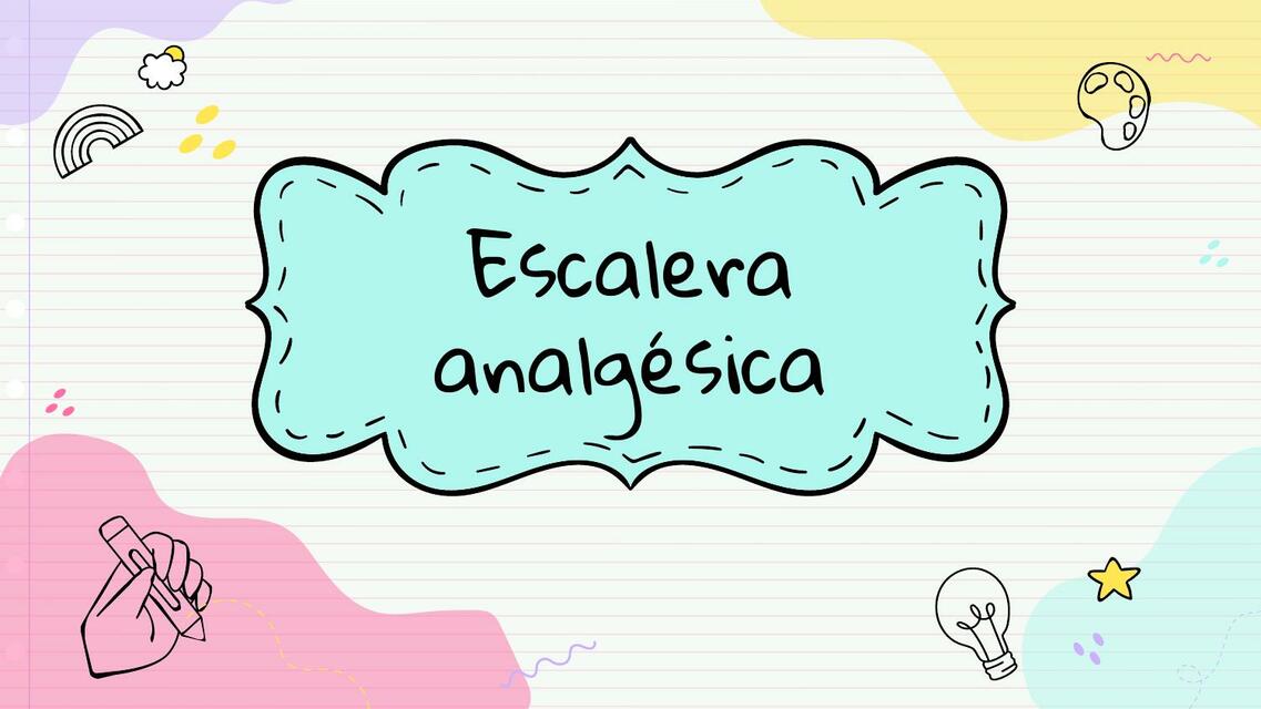 Escalera Analgésica