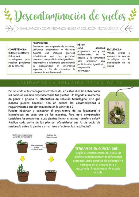 DESCONTAMINACION DE SUELOS