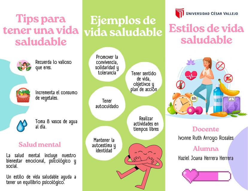 Tríptico Estilos De Vida Saludable Haziel Joana Herrera Herrera Udocz 6511