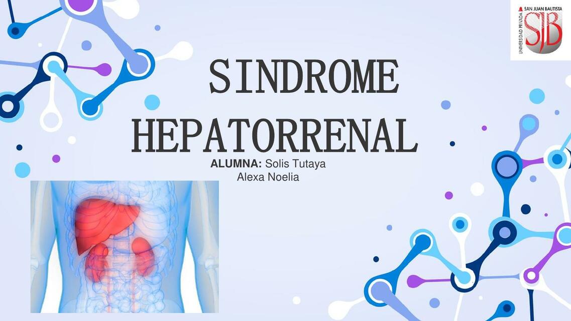 Síndrome Hepatorrenal Alexa St Udocz