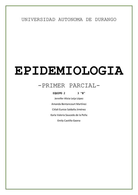 Conceptos de epidemiología