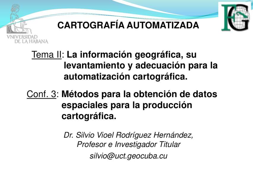 Método obtención de datos estadísticos