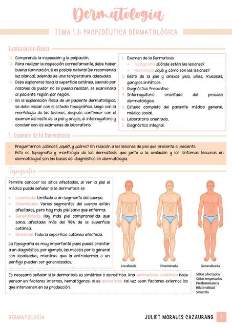 Propedéutica Dermatológica