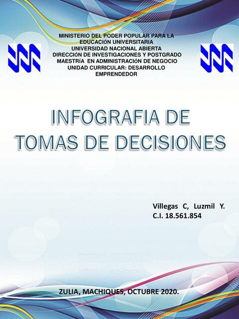 toma de decisiones infografica