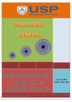 modulo psicologia general Maestria