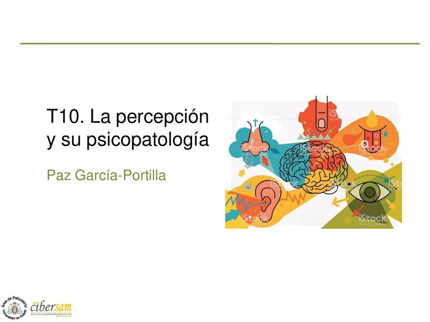 Psicopatologías I  Percepción