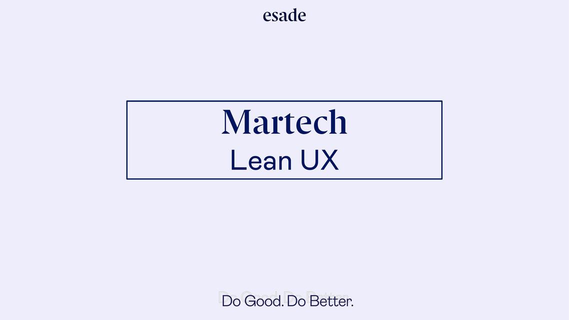 Tarea Lean UX