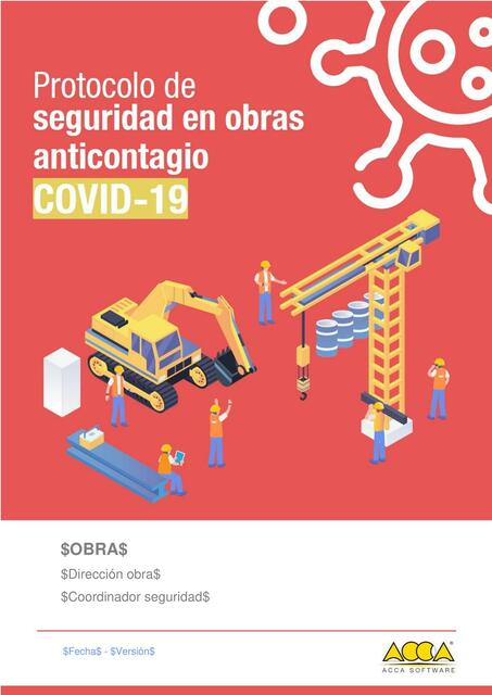 Protocolo de seguridad en obras anticontagio covid-19 