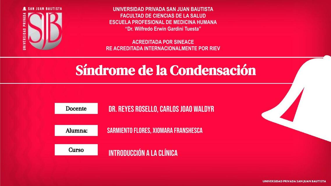 Síndrome de la Condensación