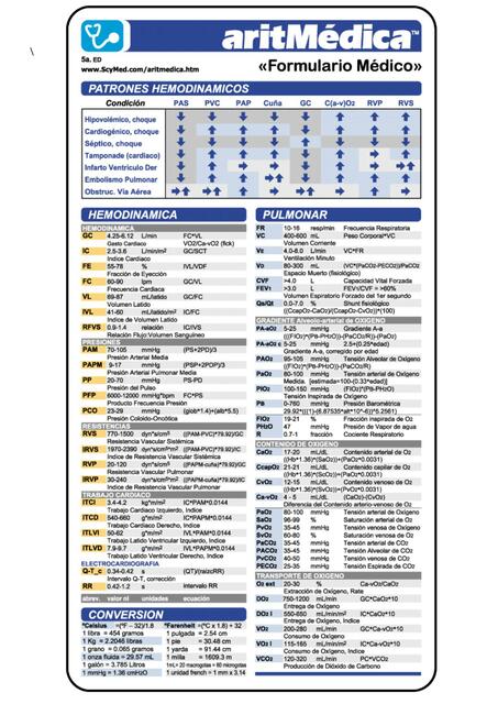 Tarjetas Medicas Prehospitalarias