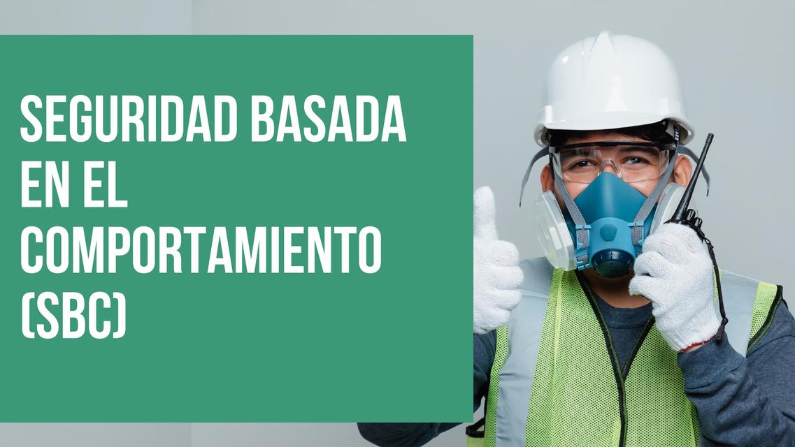 SEGURIDAD BASADA EN EL COMPORTAMIENTO SBC