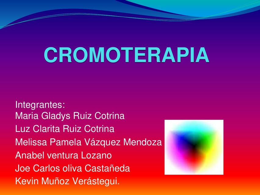 Cromoterapia 