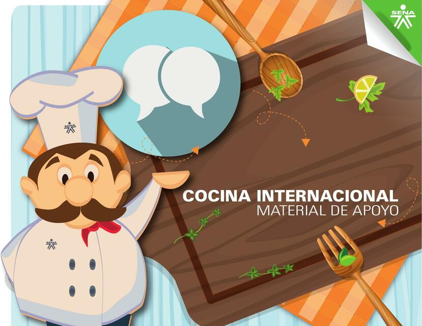 Cocina internacional Material de apoyo