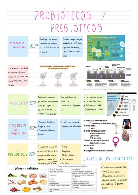 Probióticos y prebióticos