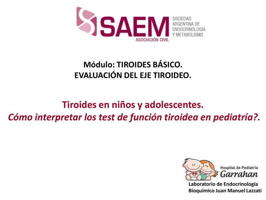 Tiroides en Niños y Adolescentes 