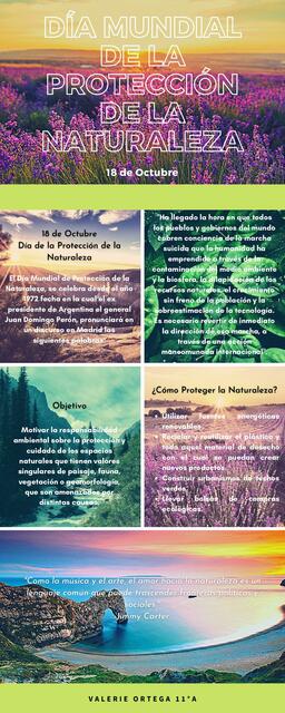 Día Mundial de la Protección de la Naturaleza 