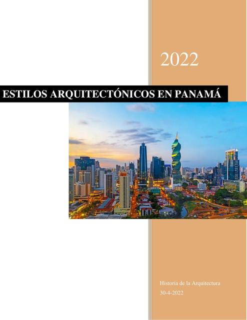 Estilos Arquitectónicos en Panamá