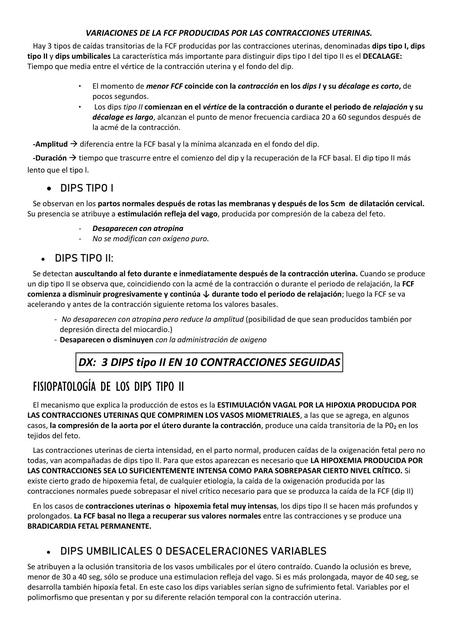 Variaciones de la FCF