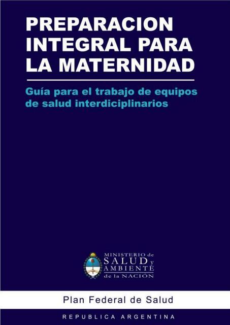 Preparación Integral para la Maternidad