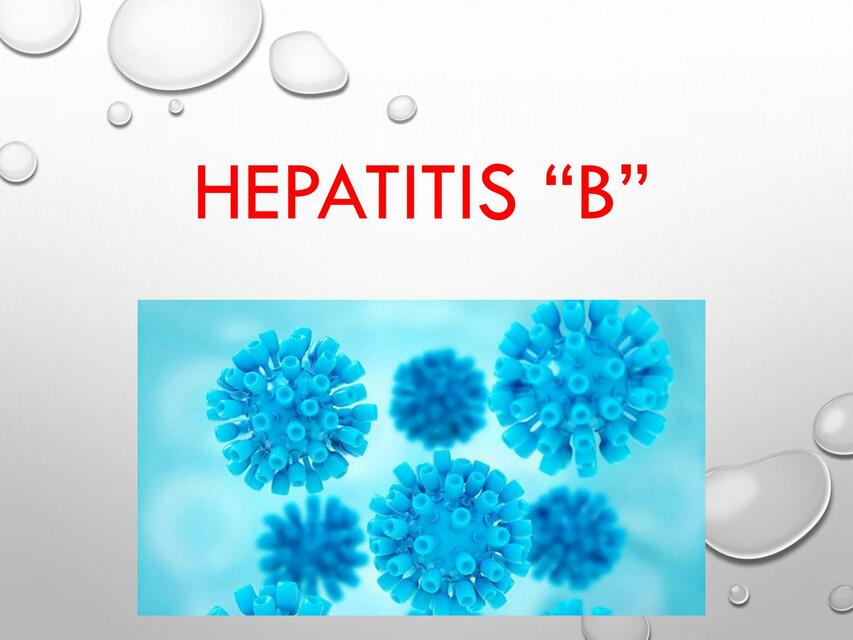 Hepatitis "B"