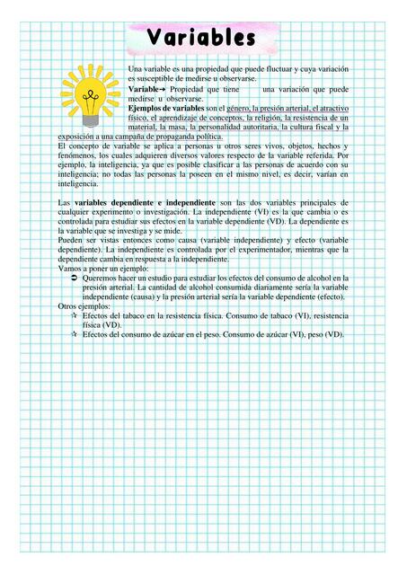 Tipos de Variables