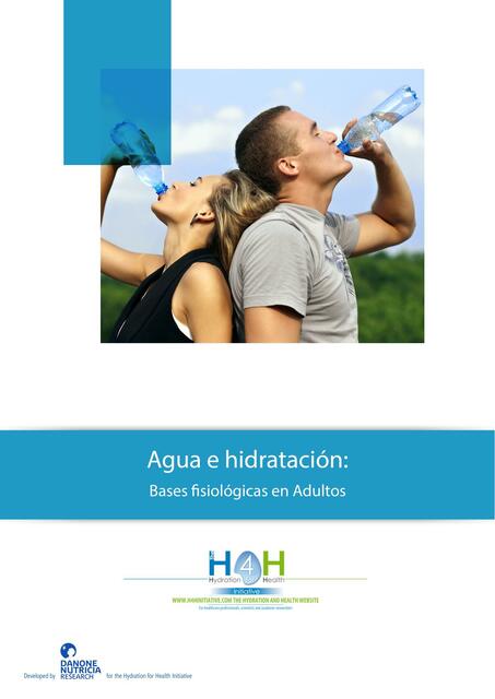 Agua e hidratación Bases fisiológicas en adultos