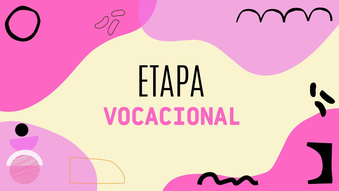 Etapa vocacional de enfermería