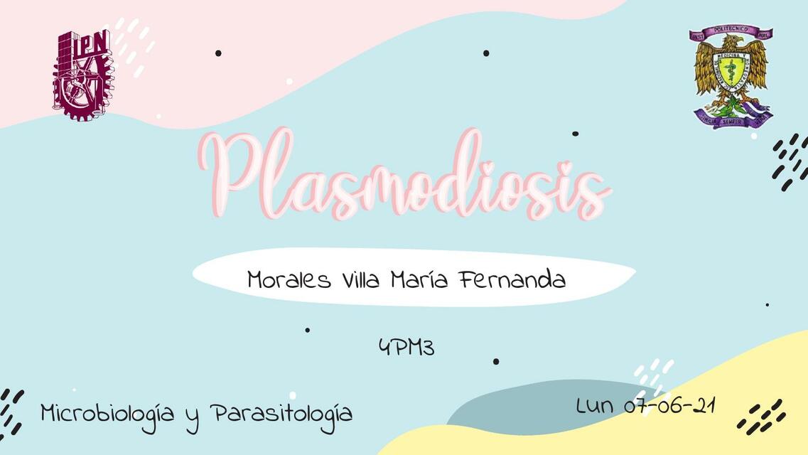 Plasmodiosis resumen.