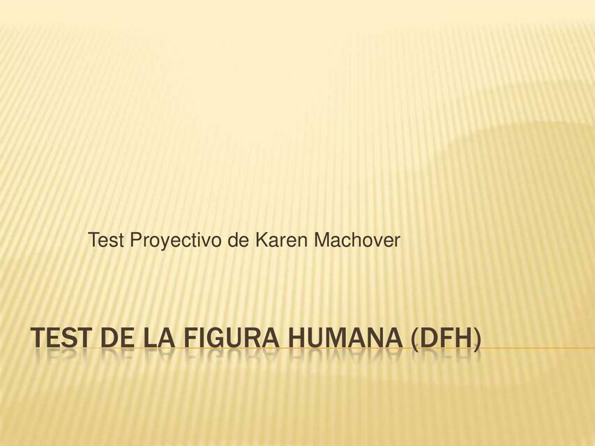 Test de la Figura Humana