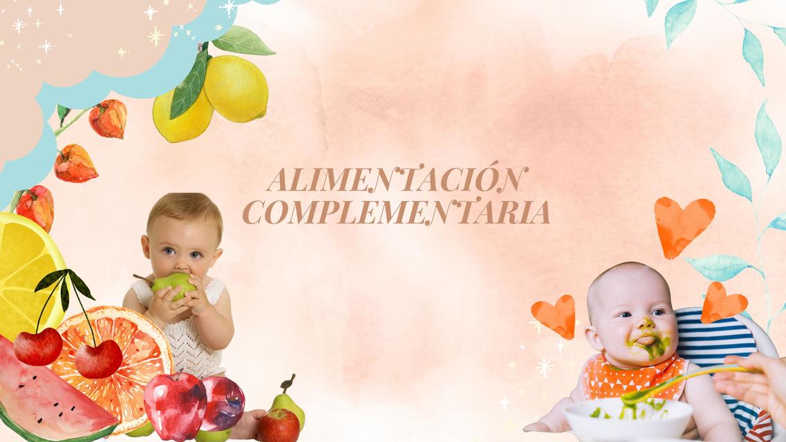 Alimentación Complementaria 