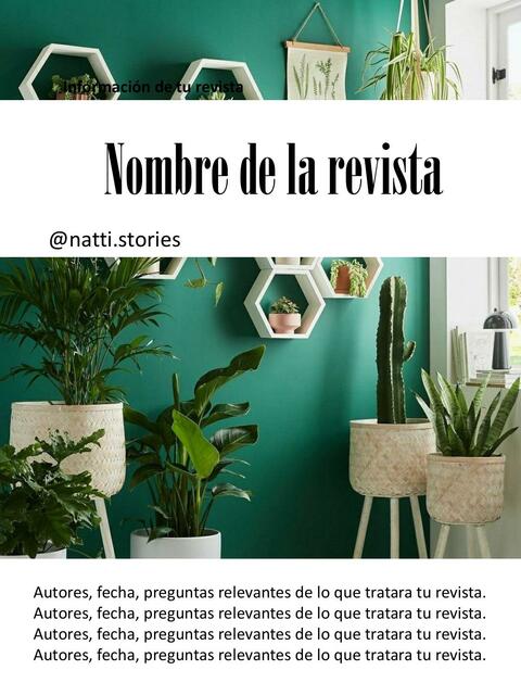 Revista Editable 