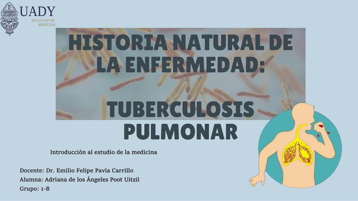 Historia natural de la enfermedad: Tuberculosis Pulmonar