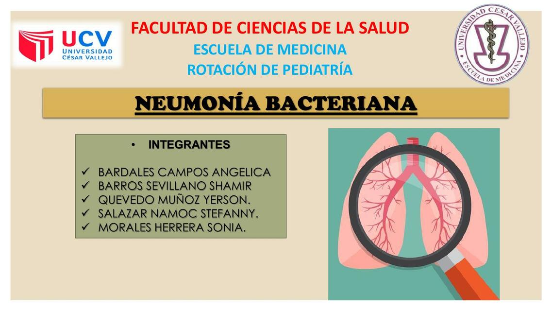 Neumonía bacteriana