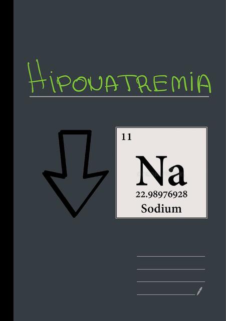 Hiponatremia