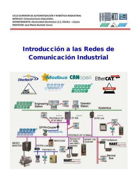 Introducción a las Redes de Comunicación Industrial  