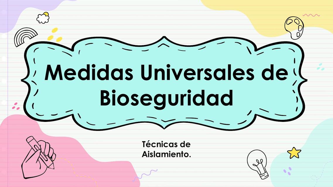 Medidas de Bioseguridad