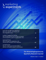 The MarketingExperiments Quarterly Research Journal Q1