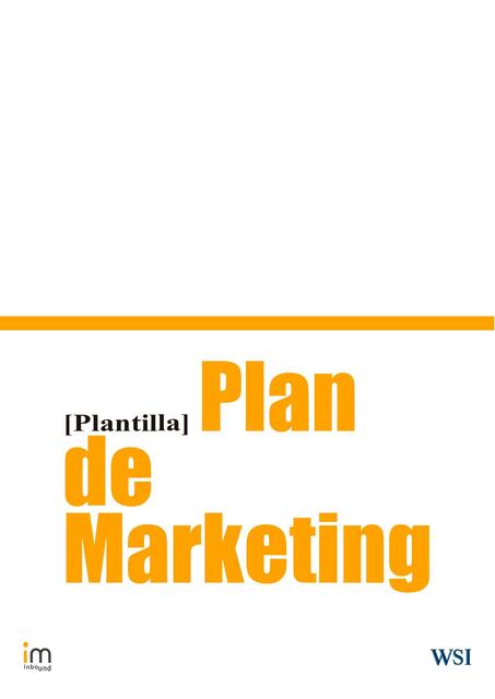 Plantilla Plan de Marketing