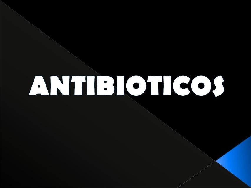 Antibióticos 