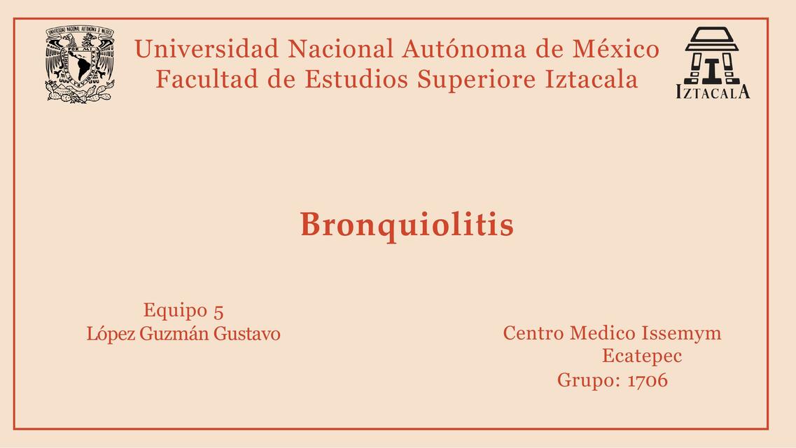 Bronquiolitis