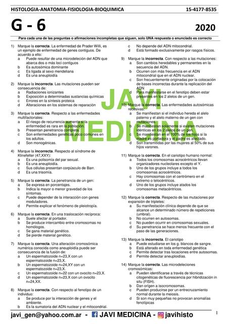 Histología- Anatomía- Fisiología- Bioquímica 