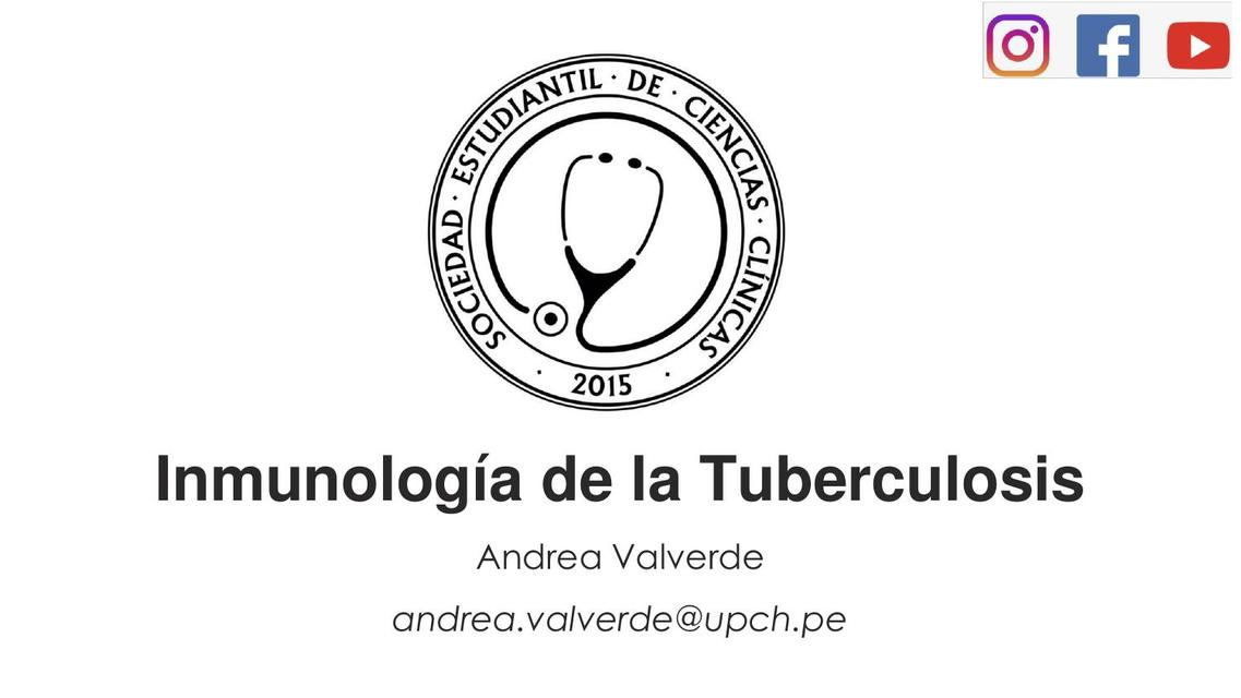 Inmunología de la Tuberculosis