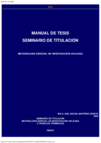 Manual de tesis UNAM